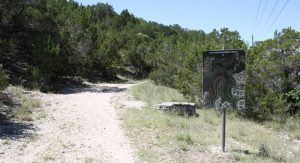 hiking trail in the Lake Pointe Preserve area